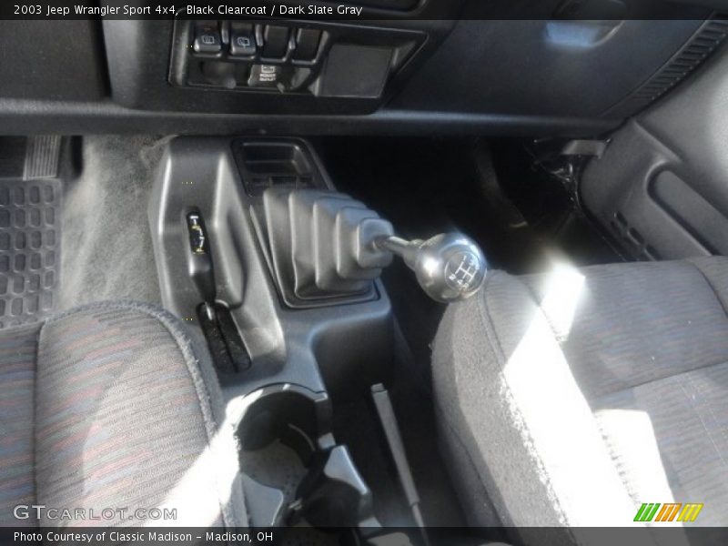 Black Clearcoat / Dark Slate Gray 2003 Jeep Wrangler Sport 4x4