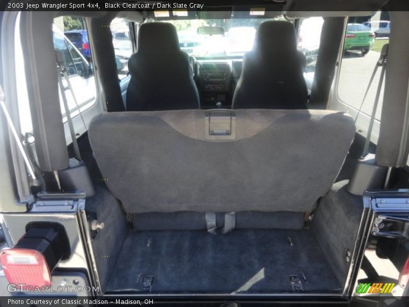 Black Clearcoat / Dark Slate Gray 2003 Jeep Wrangler Sport 4x4