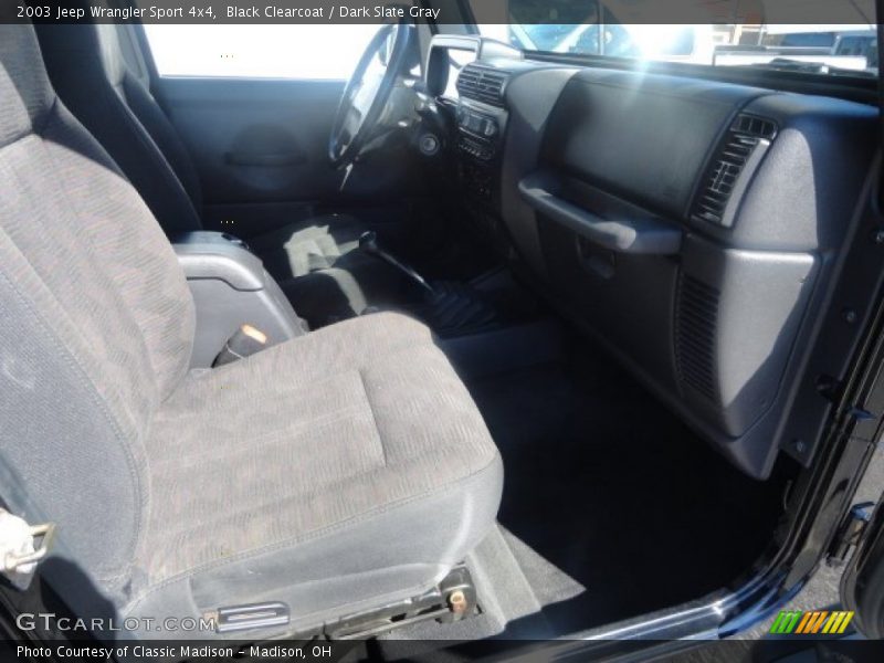 Black Clearcoat / Dark Slate Gray 2003 Jeep Wrangler Sport 4x4