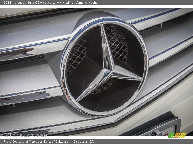 Arctic White / Almond/Mocha 2011 Mercedes-Benz C 300 Luxury