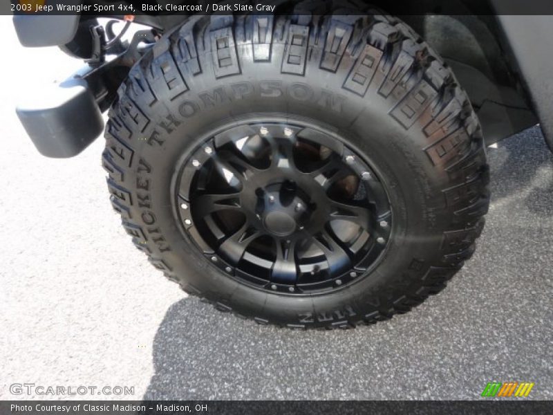 Black Clearcoat / Dark Slate Gray 2003 Jeep Wrangler Sport 4x4
