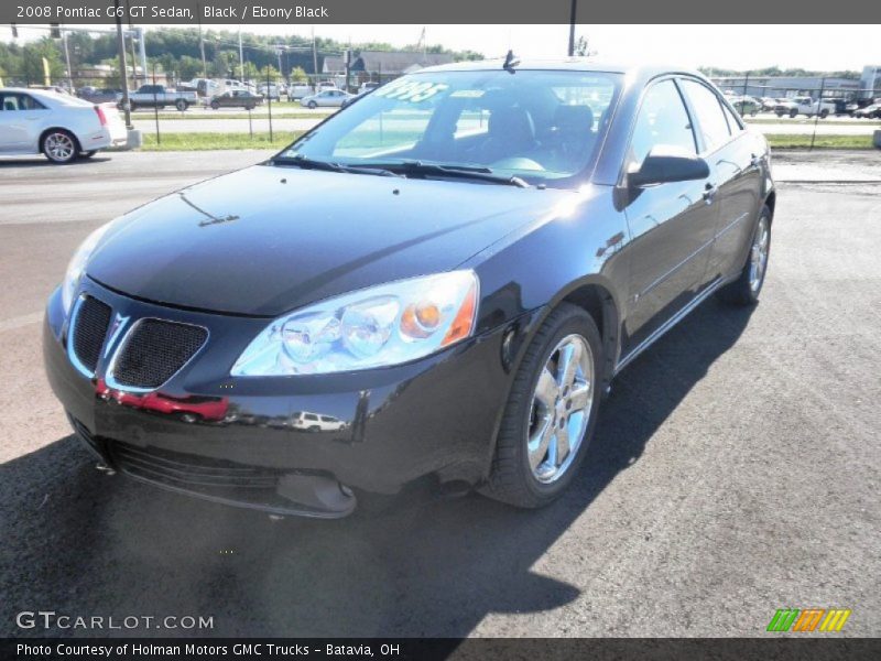 Black / Ebony Black 2008 Pontiac G6 GT Sedan