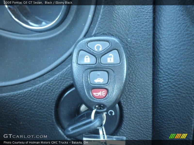 Black / Ebony Black 2008 Pontiac G6 GT Sedan