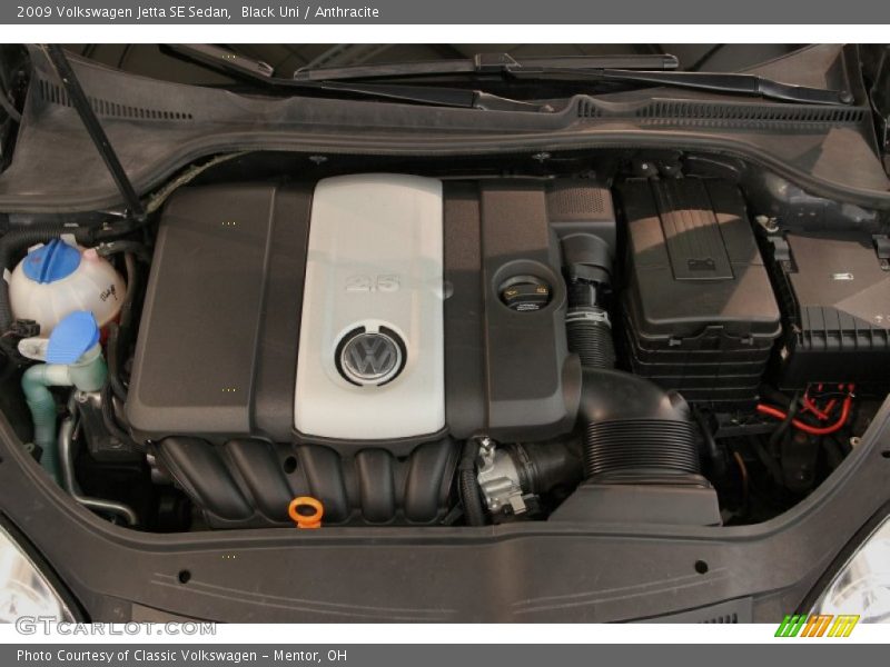 Black Uni / Anthracite 2009 Volkswagen Jetta SE Sedan