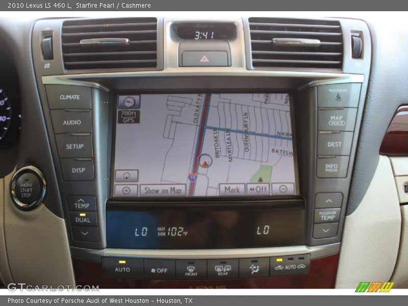 Navigation of 2010 LS 460 L