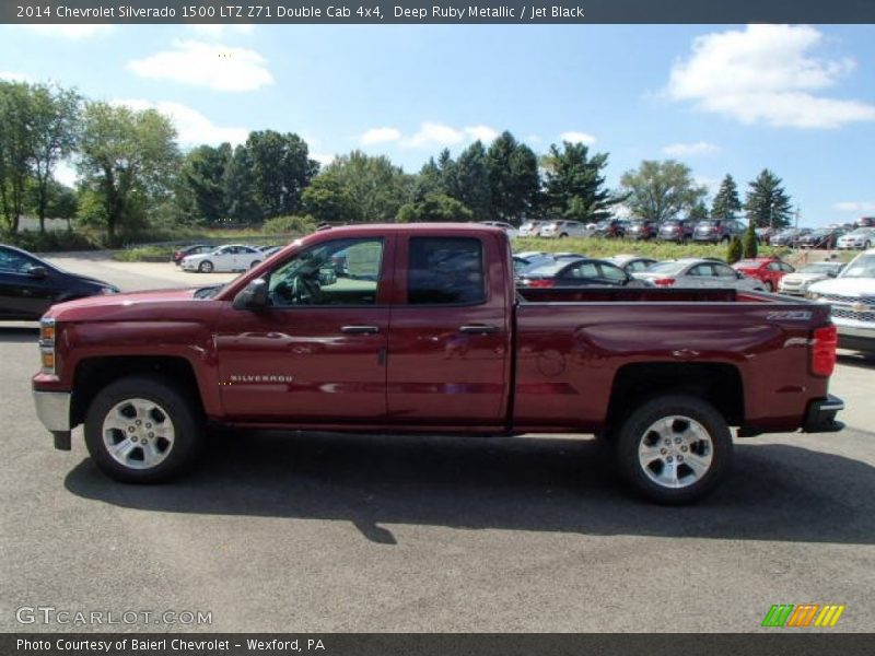 Deep Ruby Metallic / Jet Black 2014 Chevrolet Silverado 1500 LTZ Z71 Double Cab 4x4
