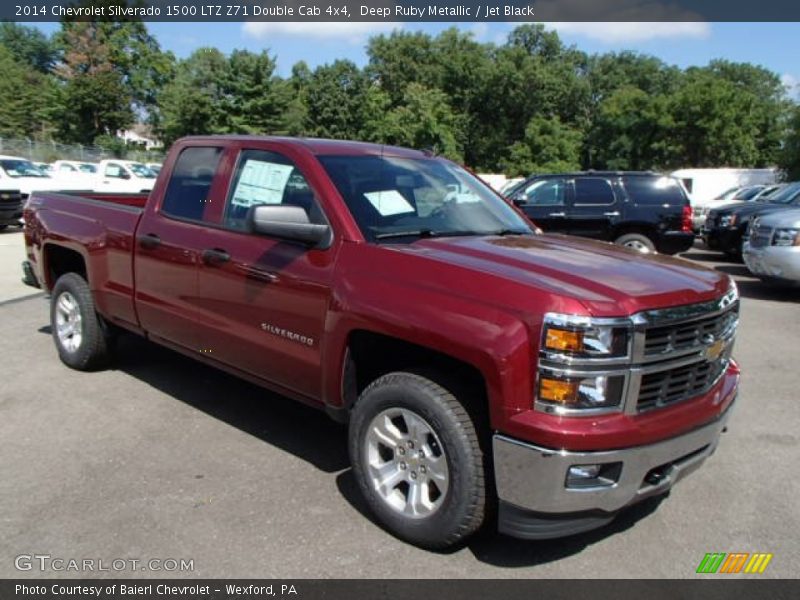Front 3/4 View of 2014 Silverado 1500 LTZ Z71 Double Cab 4x4