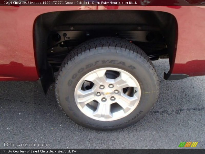 Deep Ruby Metallic / Jet Black 2014 Chevrolet Silverado 1500 LTZ Z71 Double Cab 4x4