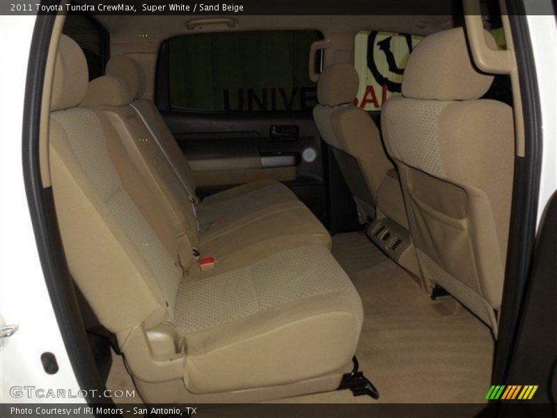 Super White / Sand Beige 2011 Toyota Tundra CrewMax