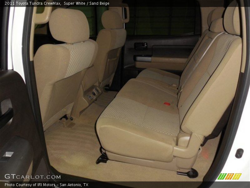 Super White / Sand Beige 2011 Toyota Tundra CrewMax