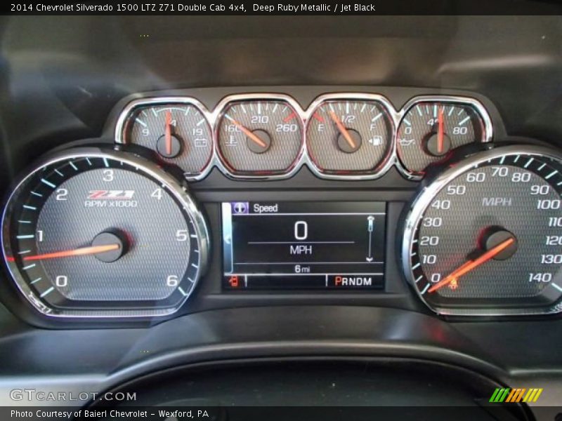 Deep Ruby Metallic / Jet Black 2014 Chevrolet Silverado 1500 LTZ Z71 Double Cab 4x4
