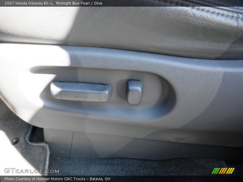 Midnight Blue Pearl / Olive 2007 Honda Odyssey EX-L