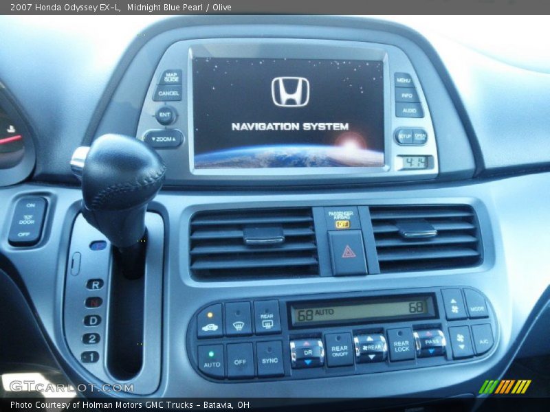 Midnight Blue Pearl / Olive 2007 Honda Odyssey EX-L