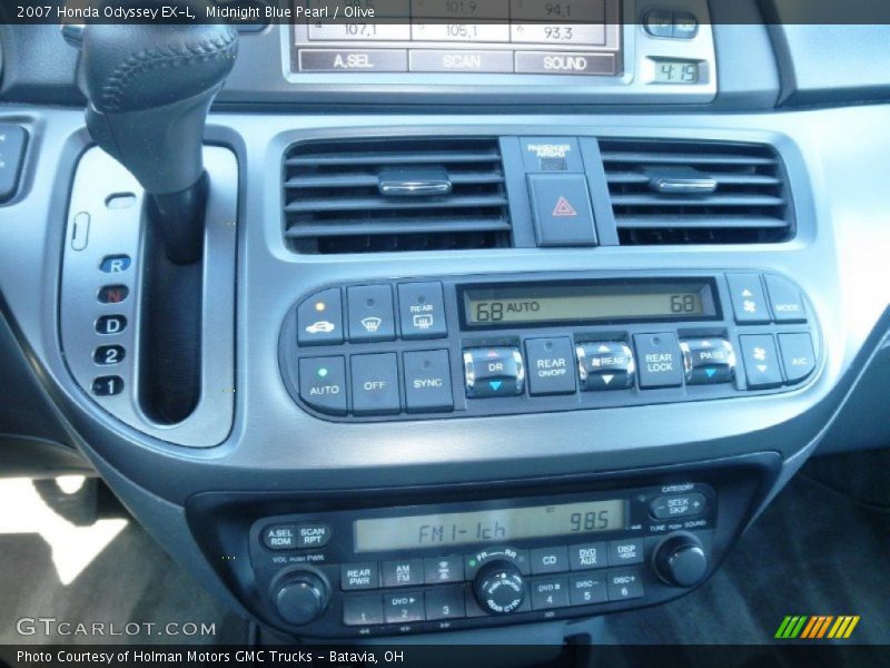 Midnight Blue Pearl / Olive 2007 Honda Odyssey EX-L