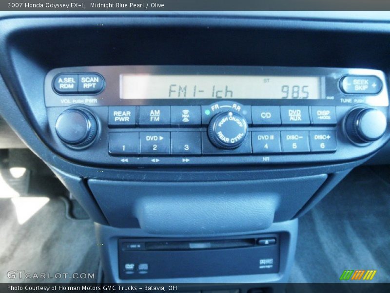Midnight Blue Pearl / Olive 2007 Honda Odyssey EX-L