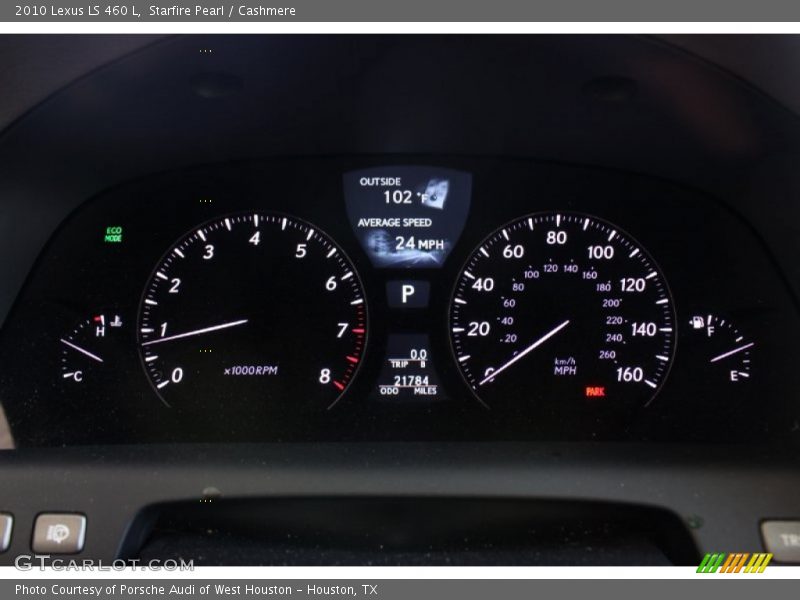  2010 LS 460 L 460 L Gauges