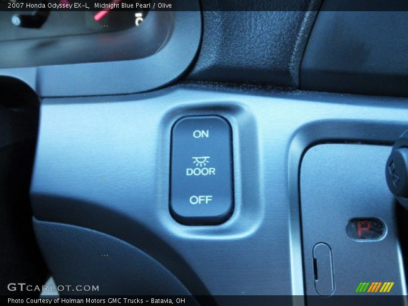 Midnight Blue Pearl / Olive 2007 Honda Odyssey EX-L