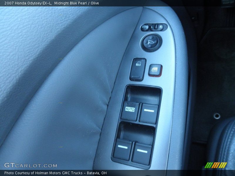 Midnight Blue Pearl / Olive 2007 Honda Odyssey EX-L