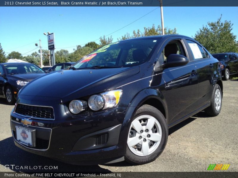 Black Granite Metallic / Jet Black/Dark Titanium 2013 Chevrolet Sonic LS Sedan