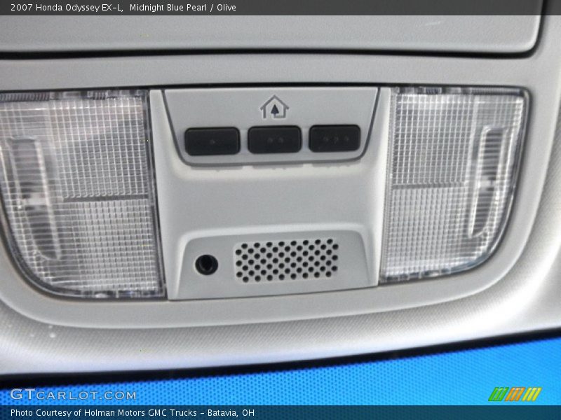 Midnight Blue Pearl / Olive 2007 Honda Odyssey EX-L