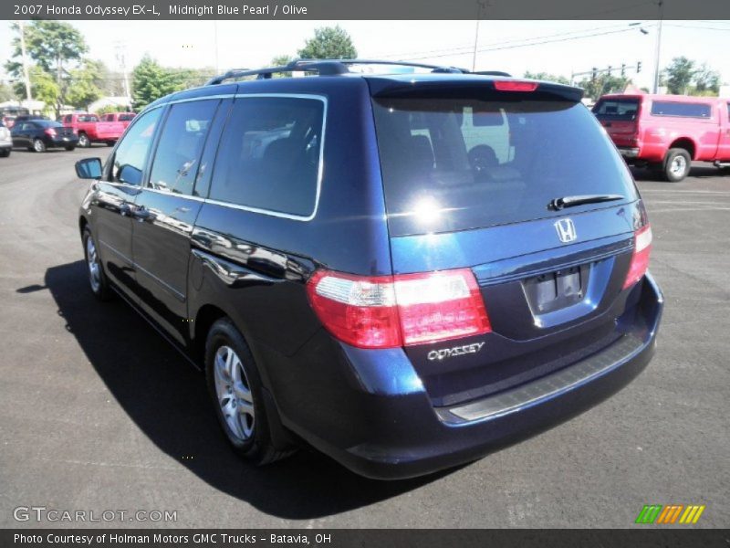 Midnight Blue Pearl / Olive 2007 Honda Odyssey EX-L
