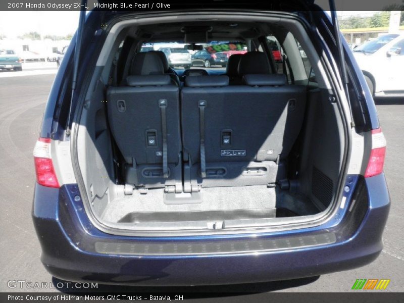 Midnight Blue Pearl / Olive 2007 Honda Odyssey EX-L