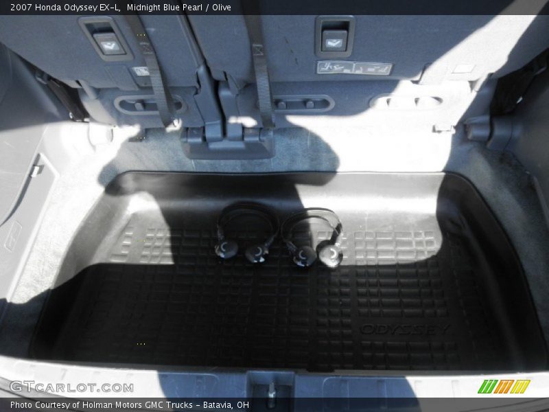Midnight Blue Pearl / Olive 2007 Honda Odyssey EX-L