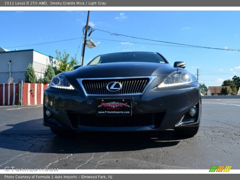Smoky Granite Mica / Light Gray 2011 Lexus IS 250 AWD