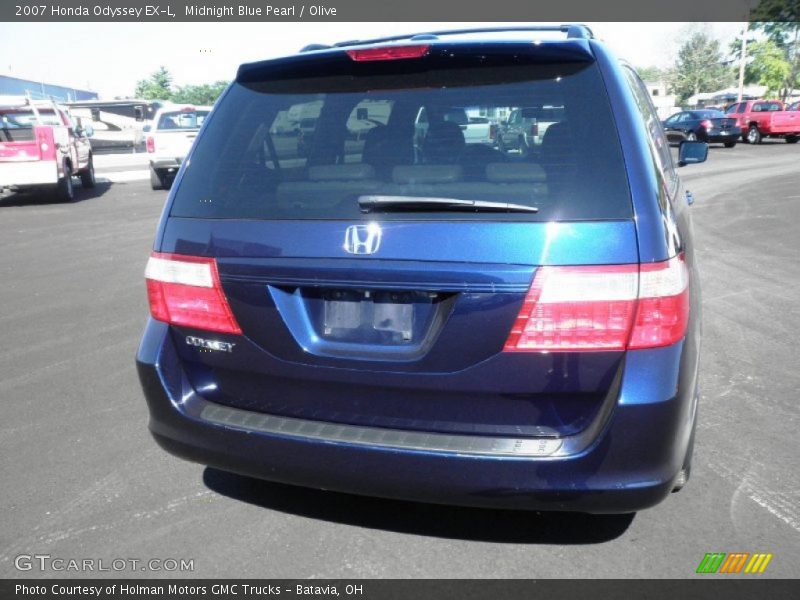 Midnight Blue Pearl / Olive 2007 Honda Odyssey EX-L