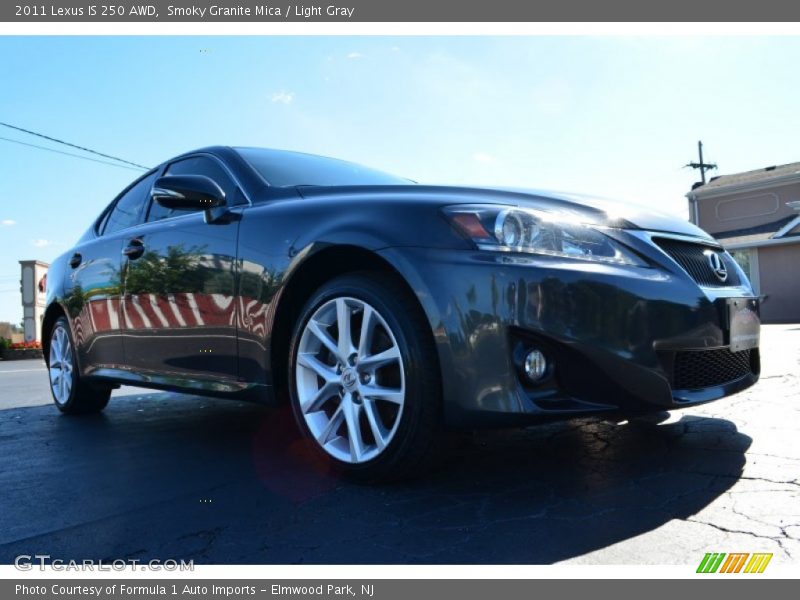 Smoky Granite Mica / Light Gray 2011 Lexus IS 250 AWD