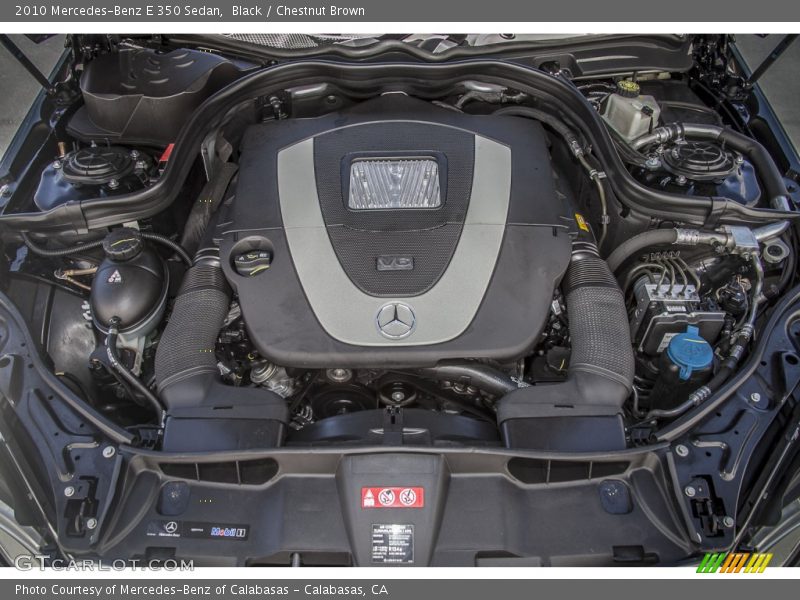 Black / Chestnut Brown 2010 Mercedes-Benz E 350 Sedan