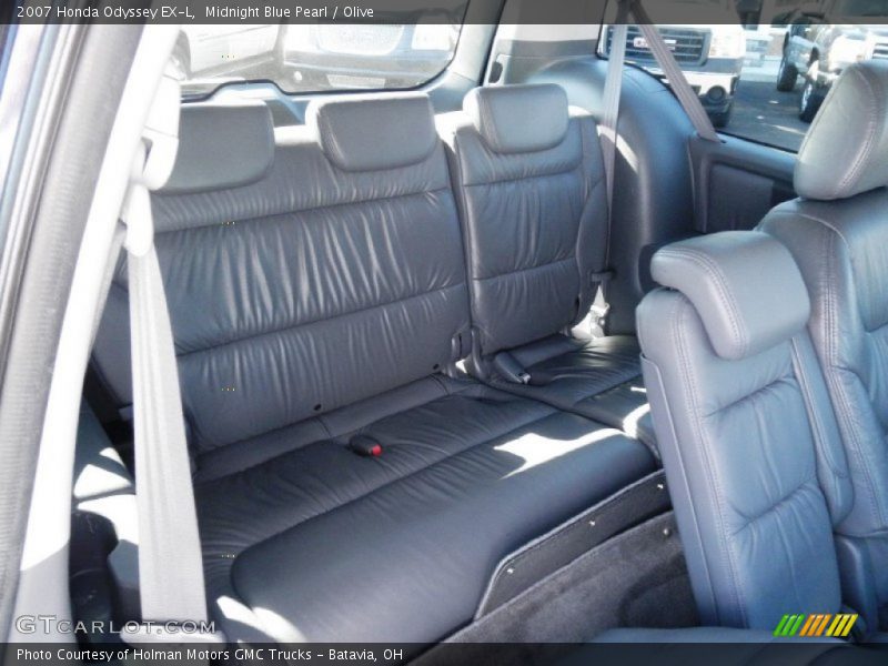 Midnight Blue Pearl / Olive 2007 Honda Odyssey EX-L