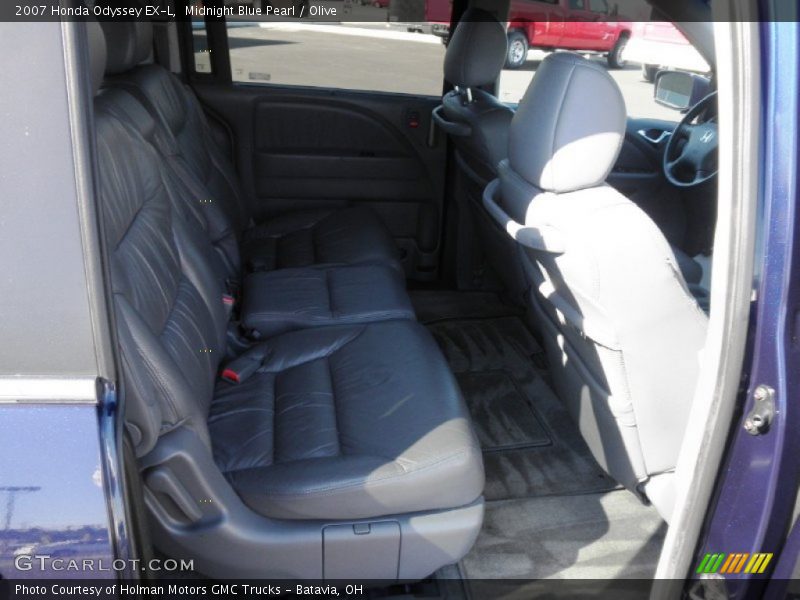 Midnight Blue Pearl / Olive 2007 Honda Odyssey EX-L