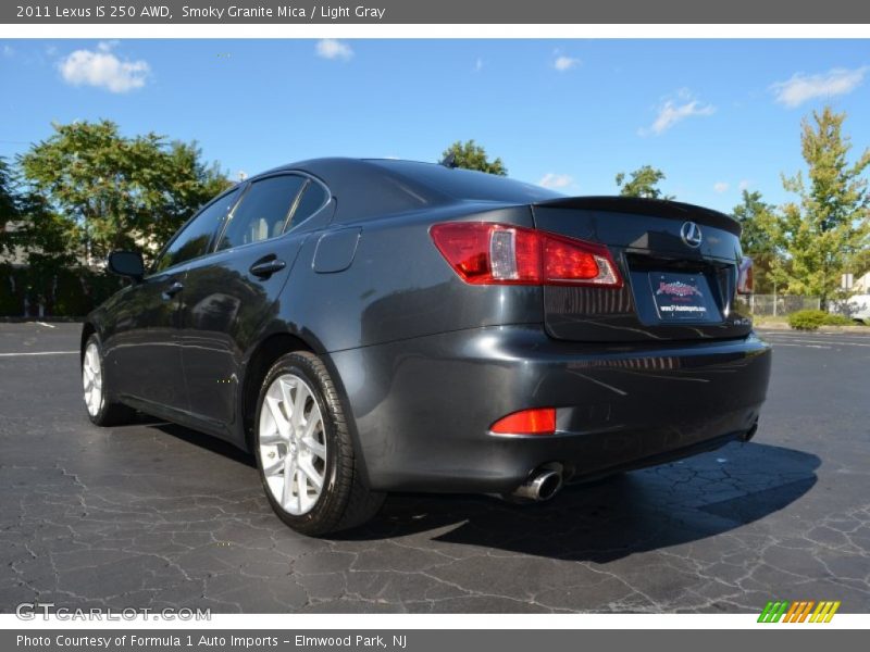 Smoky Granite Mica / Light Gray 2011 Lexus IS 250 AWD