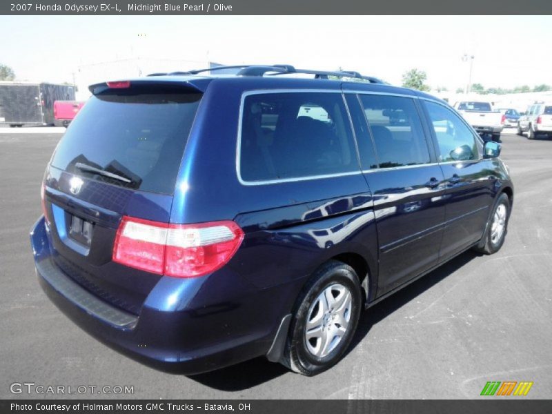 Midnight Blue Pearl / Olive 2007 Honda Odyssey EX-L