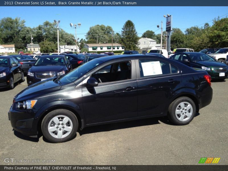 Black Granite Metallic / Jet Black/Dark Titanium 2013 Chevrolet Sonic LS Sedan