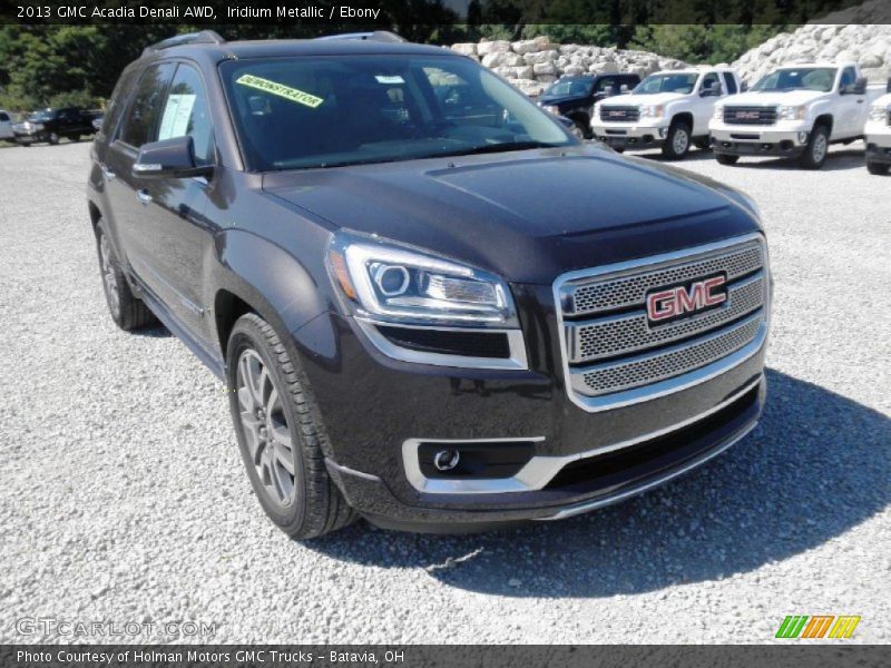 Iridium Metallic / Ebony 2013 GMC Acadia Denali AWD