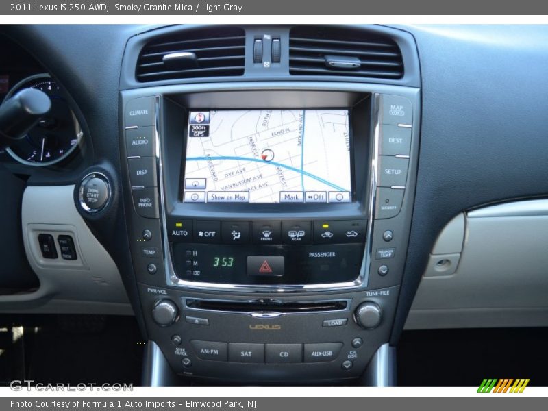 Controls of 2011 IS 250 AWD