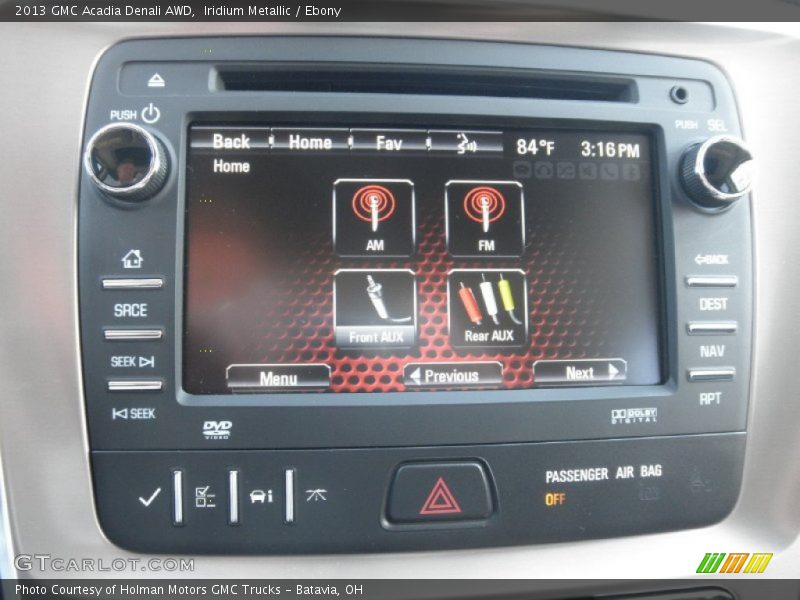 Iridium Metallic / Ebony 2013 GMC Acadia Denali AWD