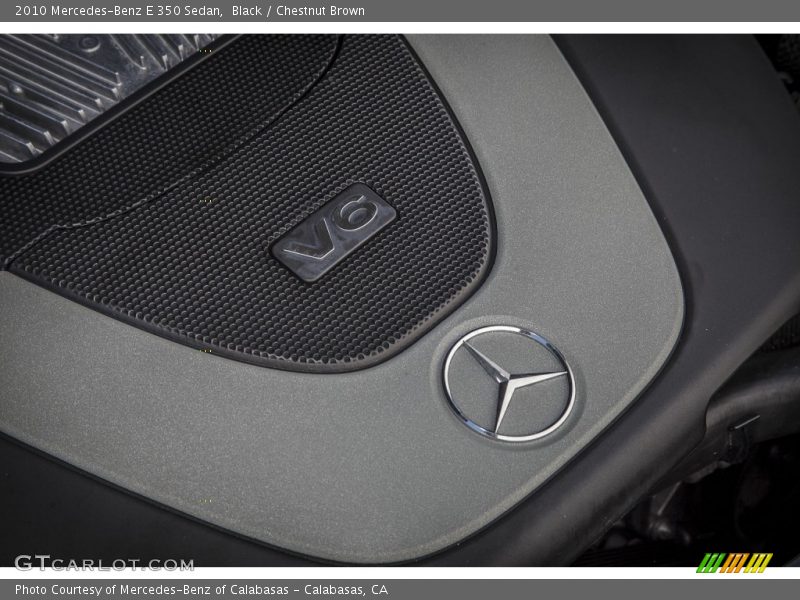 Black / Chestnut Brown 2010 Mercedes-Benz E 350 Sedan