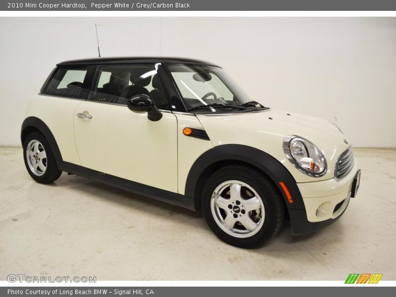 Pepper White / Grey/Carbon Black 2010 Mini Cooper Hardtop