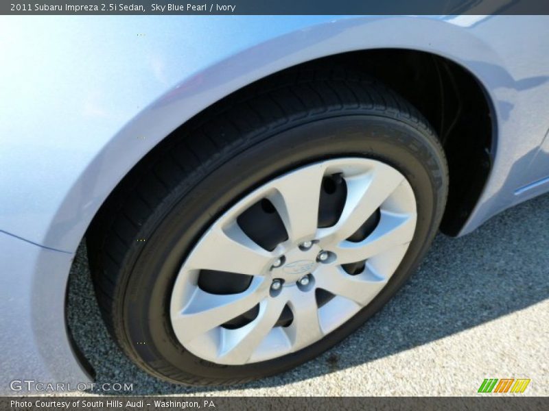 Sky Blue Pearl / Ivory 2011 Subaru Impreza 2.5i Sedan