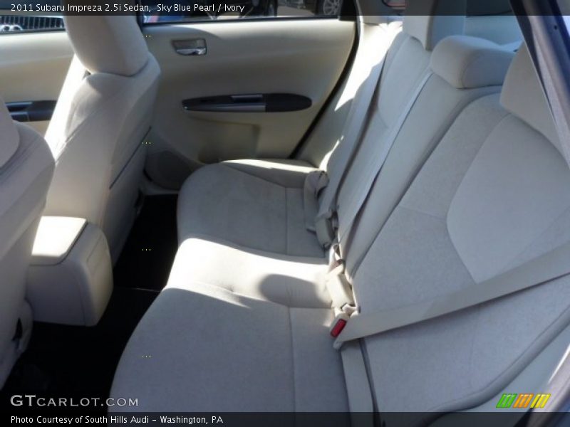 Sky Blue Pearl / Ivory 2011 Subaru Impreza 2.5i Sedan