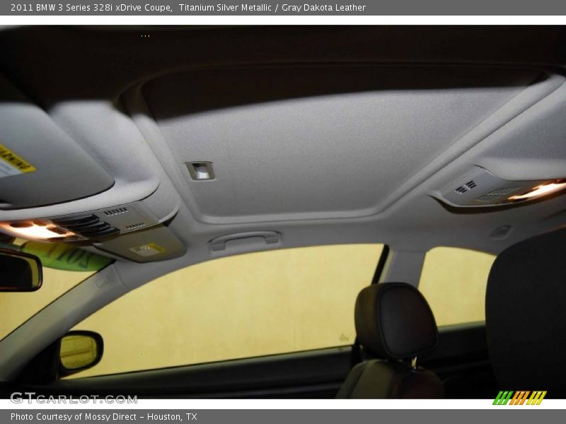 Titanium Silver Metallic / Gray Dakota Leather 2011 BMW 3 Series 328i xDrive Coupe