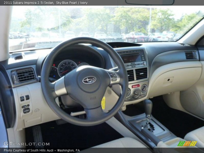 Sky Blue Pearl / Ivory 2011 Subaru Impreza 2.5i Sedan