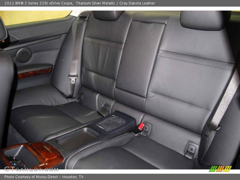 Titanium Silver Metallic / Gray Dakota Leather 2011 BMW 3 Series 328i xDrive Coupe