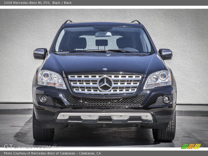 Black / Black 2009 Mercedes-Benz ML 350