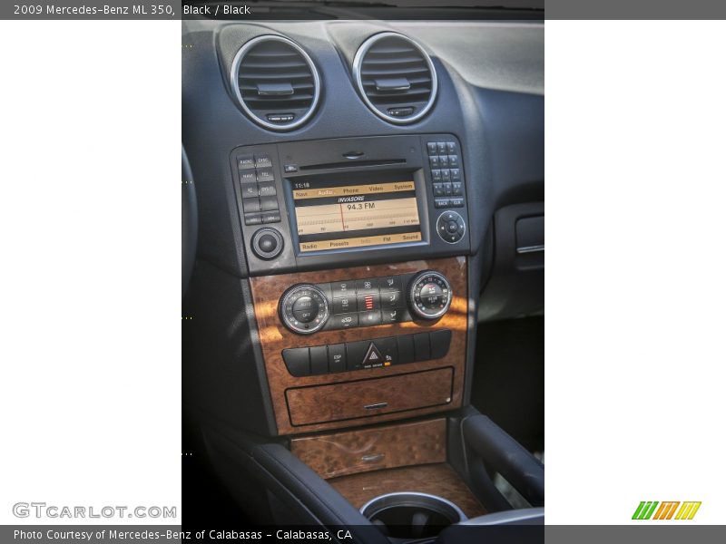 Black / Black 2009 Mercedes-Benz ML 350