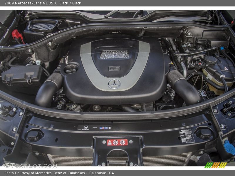 Black / Black 2009 Mercedes-Benz ML 350