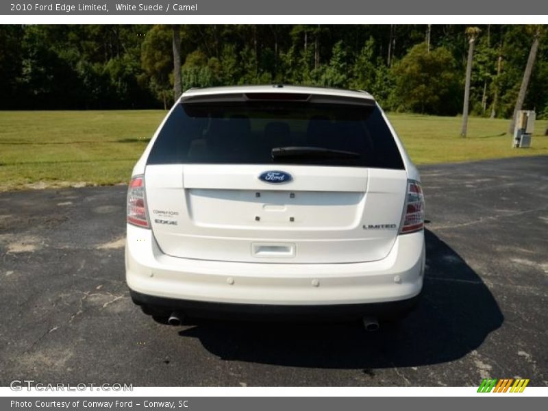 White Suede / Camel 2010 Ford Edge Limited